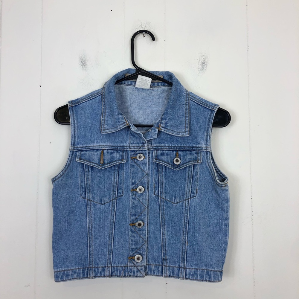 Vintage‎ Santa Barbara Denim Vest Sz S
